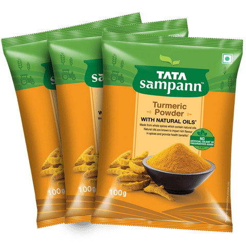Tata Sampann Powder – Turmeric,(3 Multipack 100gm)